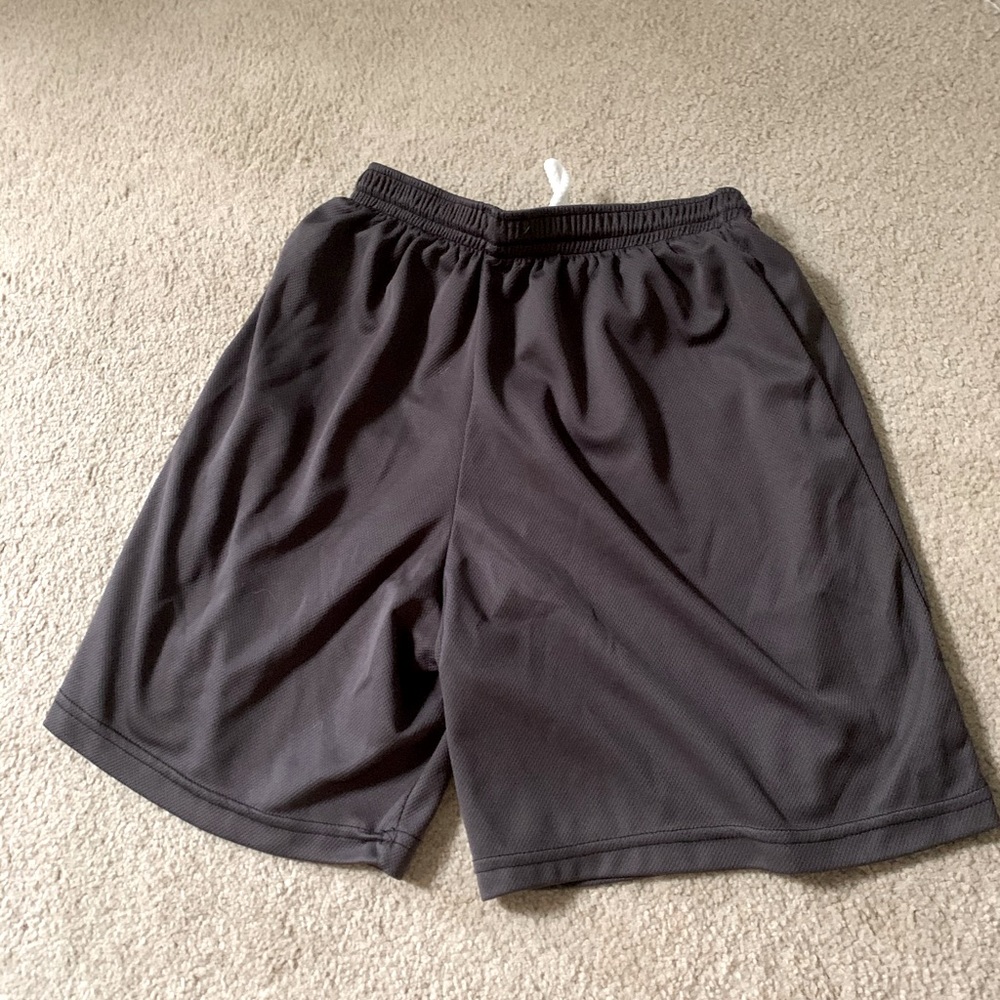 Grey men’s athletic shorts